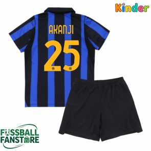 Inter Milan Manuel Akanji #25 Replik Heimtrikot Kinder 2026-27 Kurzarm (+ Kurze Hosen)